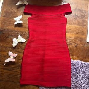 Shoshanna off the shoulder dress